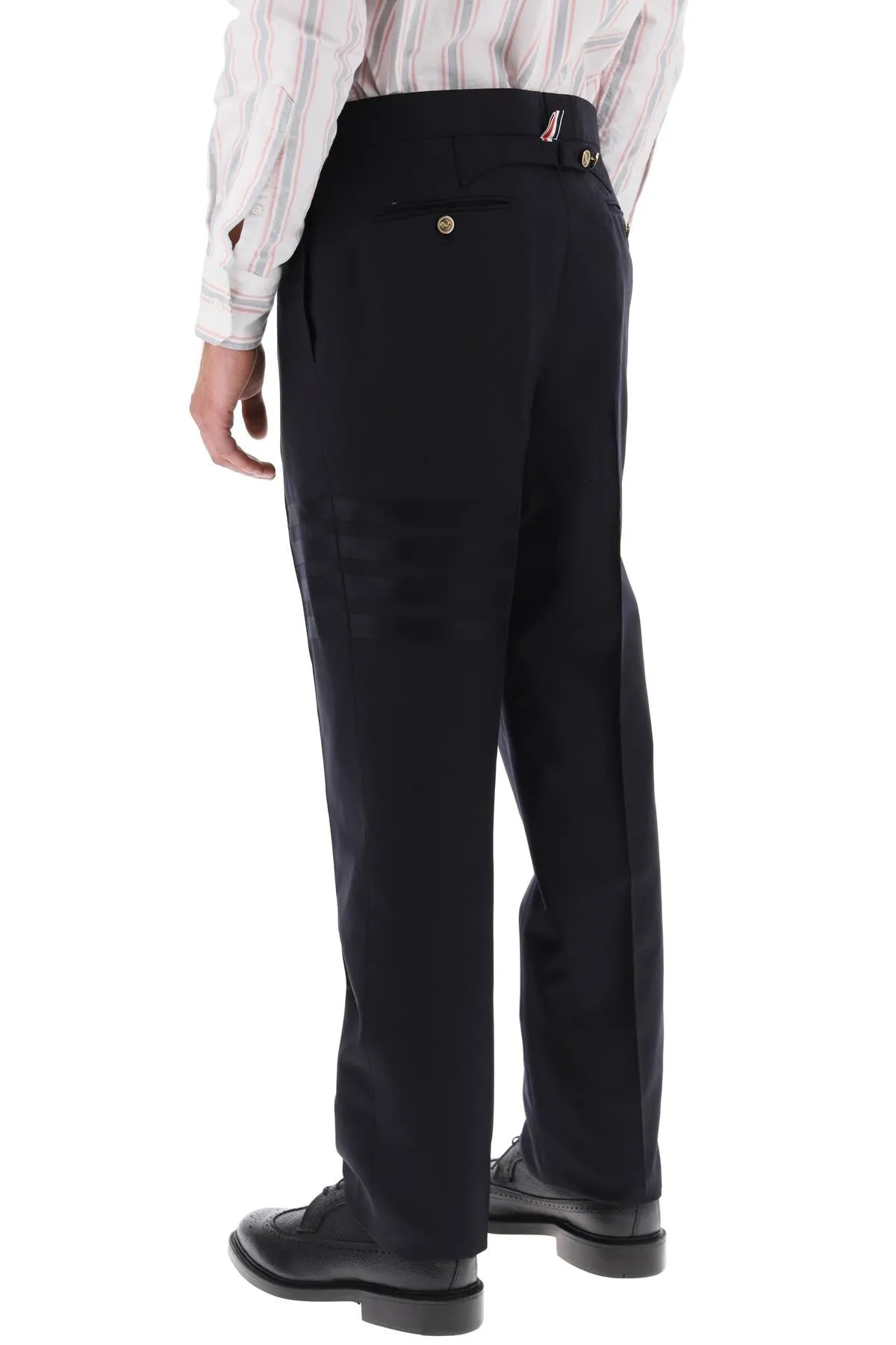 4-bar wool trousers