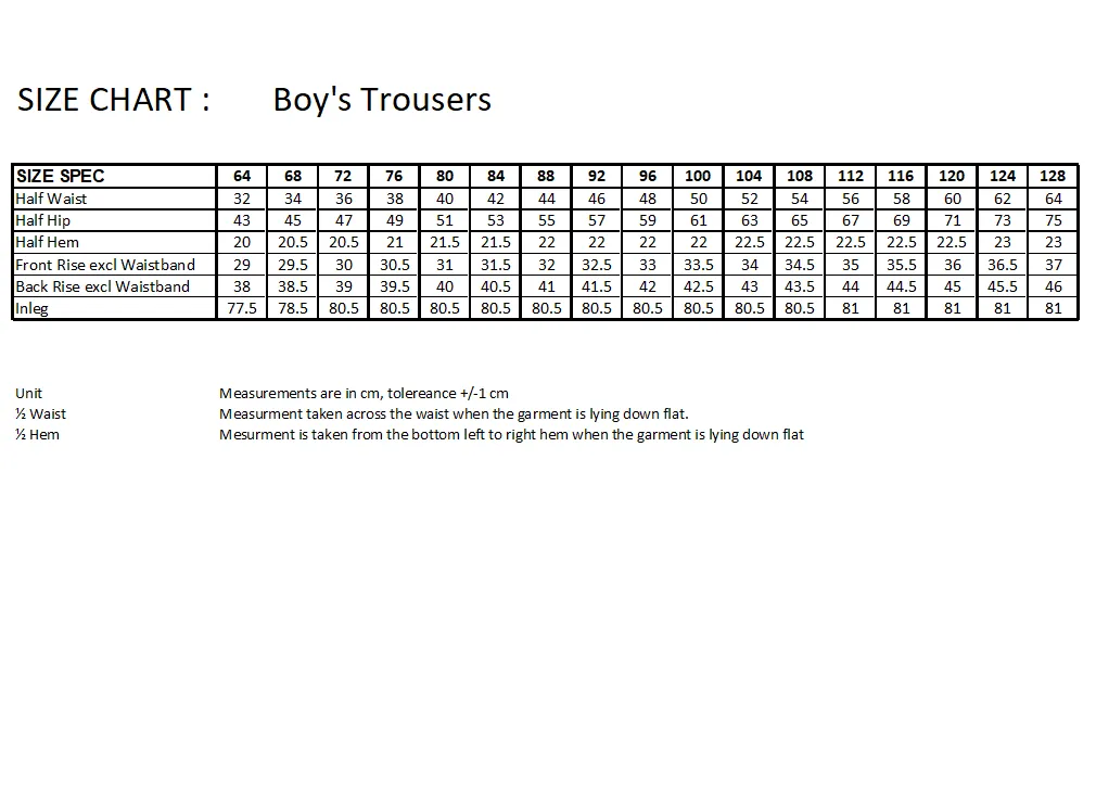 4514 ACG Sunderland College Uniform -Boy's Trousers