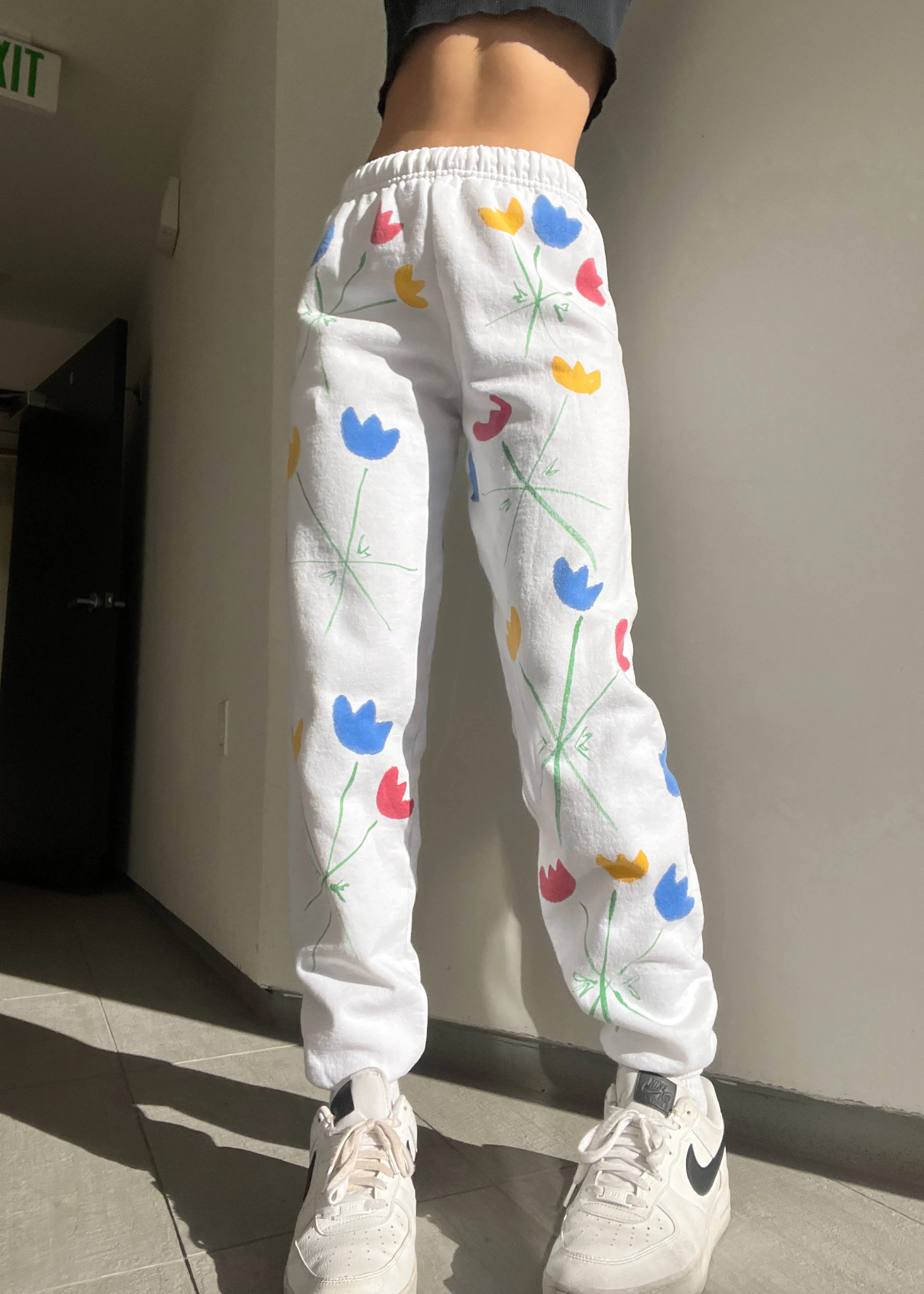 90's Tulip Painted Joggers (S)