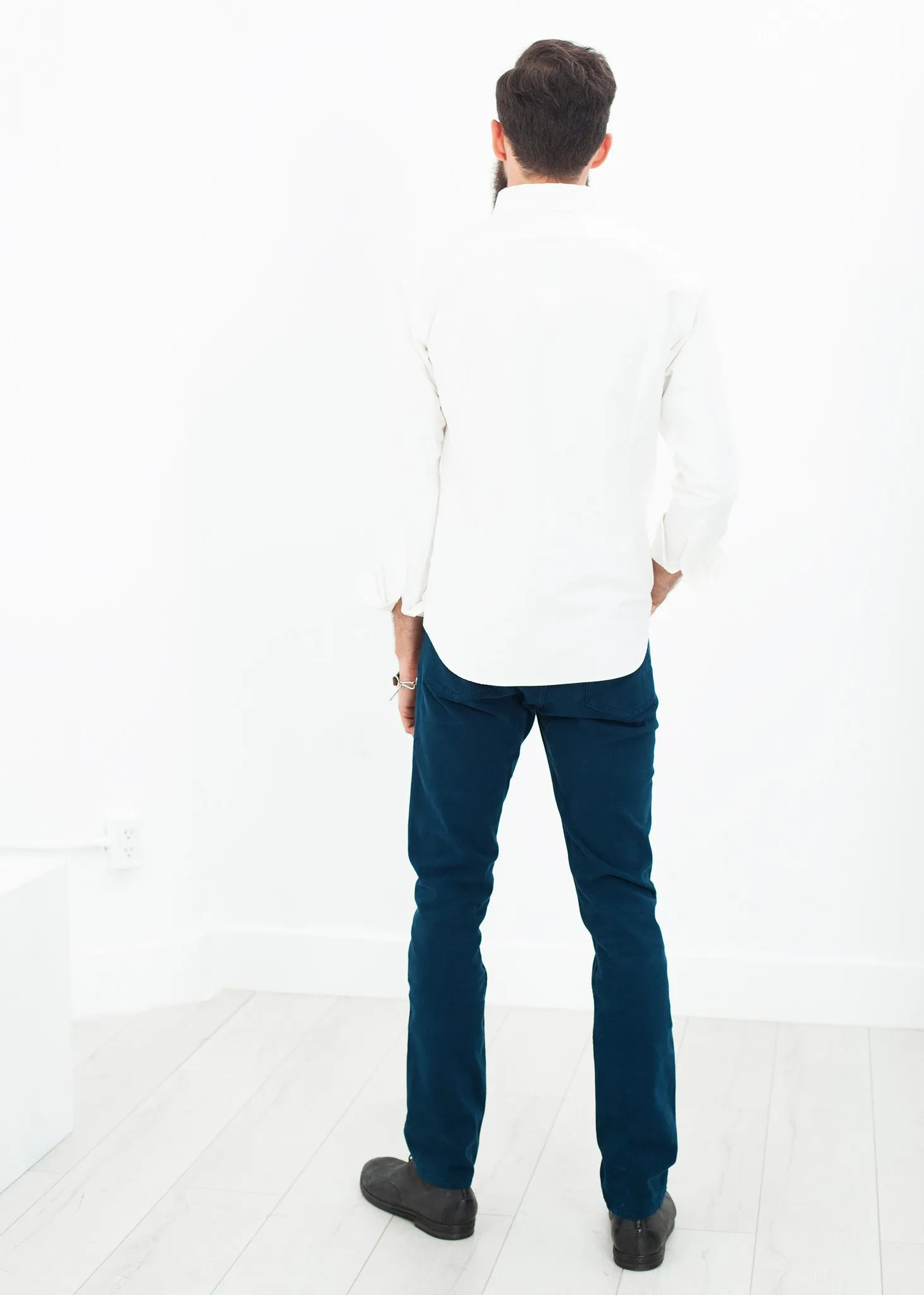 Alex Twill Pant in Mariner