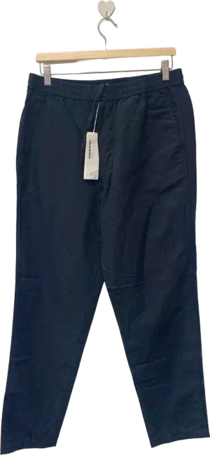 Arket Navy Blue Chino Trousers W33