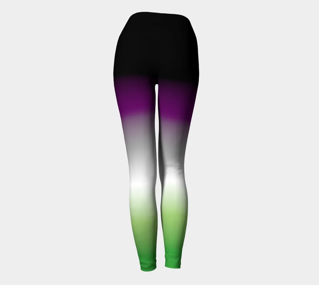 Aroace - V6 Gradient Yoga Leggings