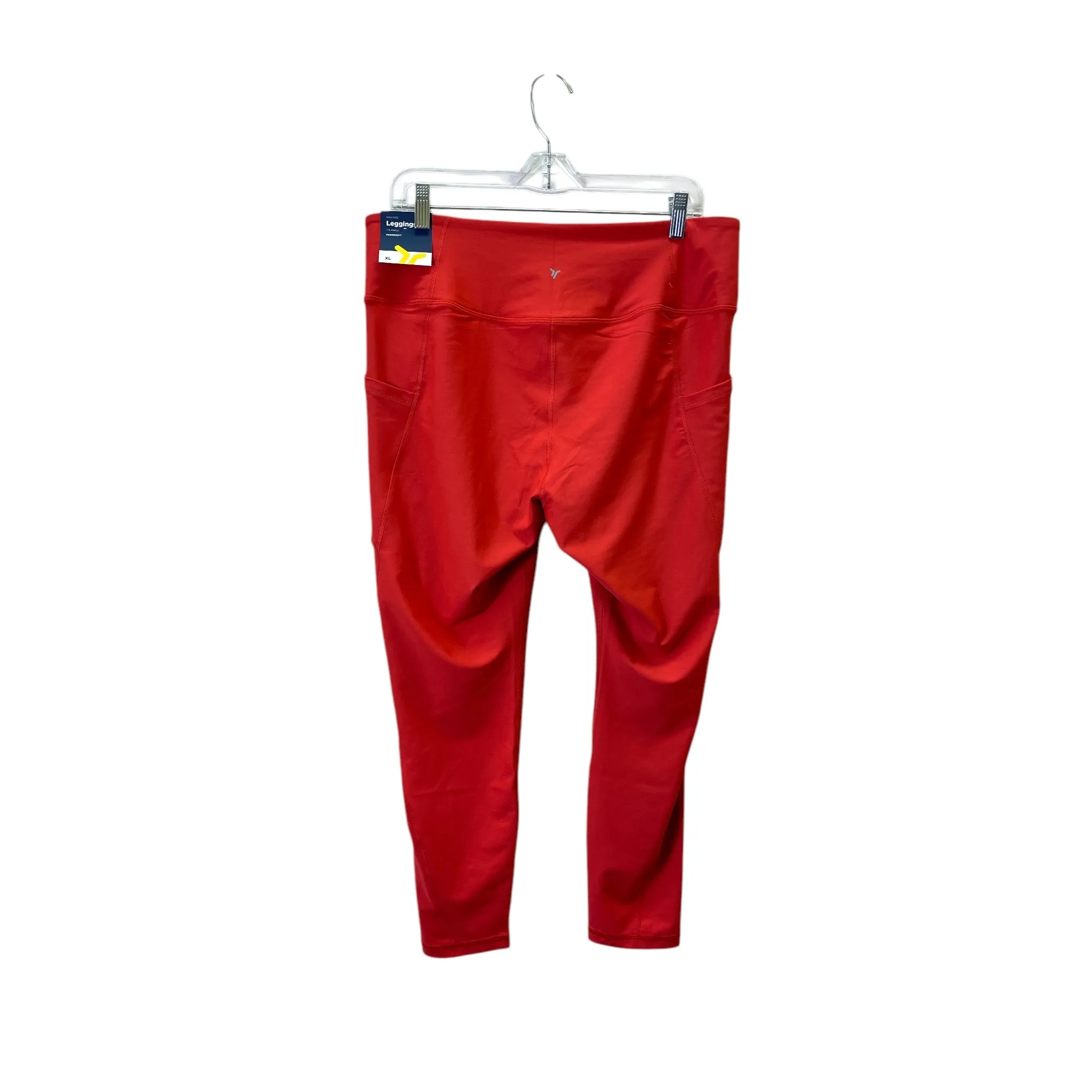 Athletic Leggings By Old Navy In Red, Size:Xl