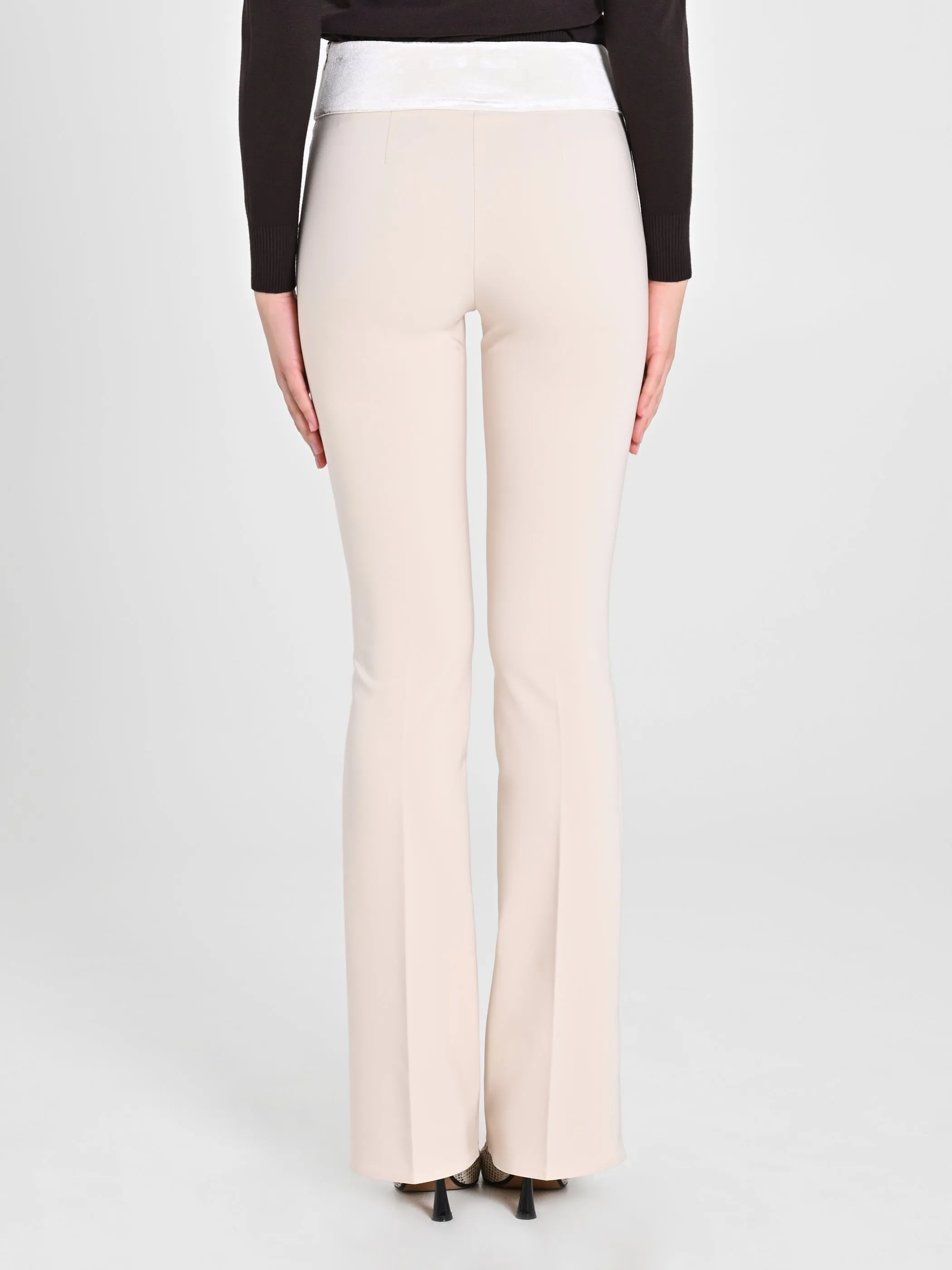 Beige Tuxedo Trousers