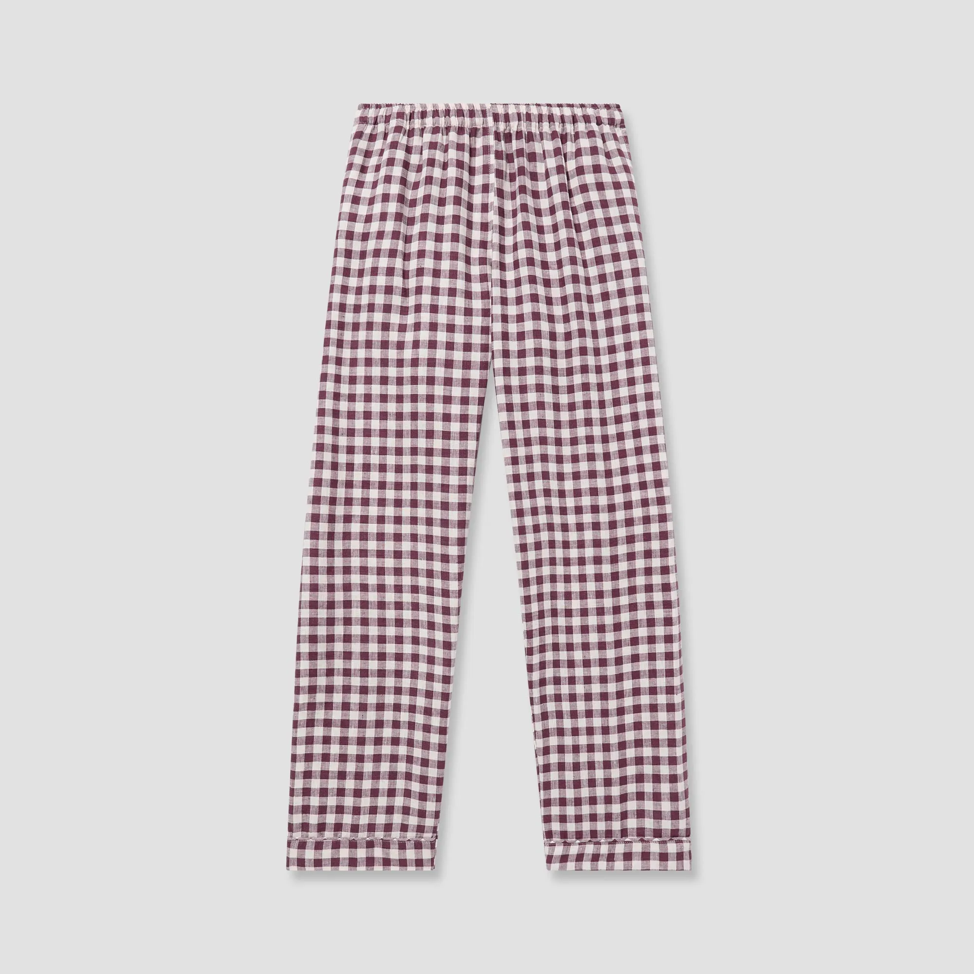 Berry Gingham Pyjama Trousers