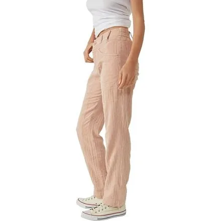 Big Hit slouchy trousers - women's Free People, Prosecco