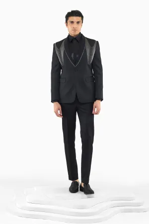 BLACK SPACE WAVE TUXEDO