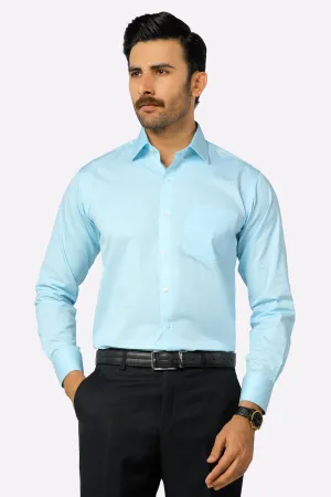 Blue Stripe Texture Formal Shirt