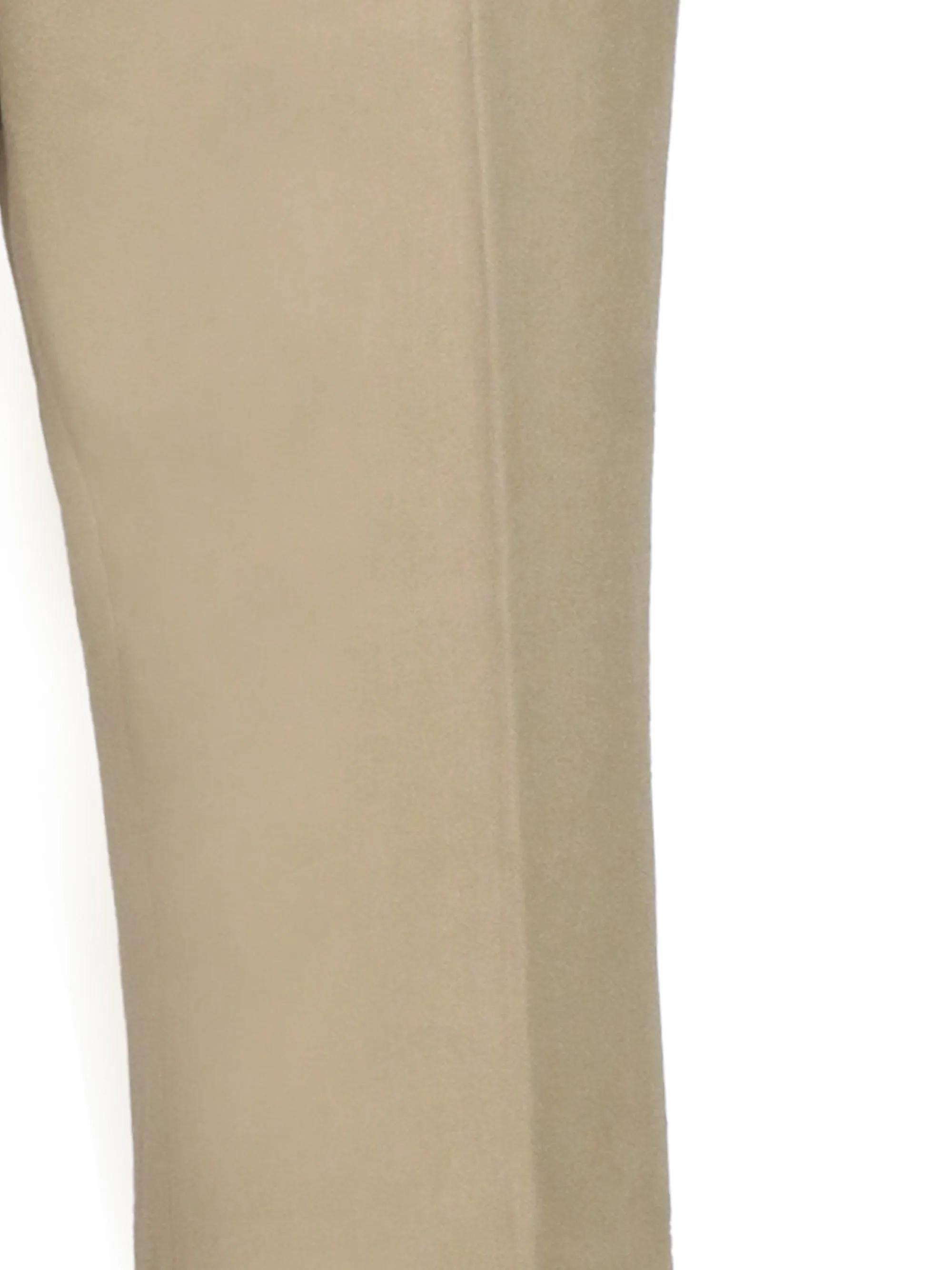 Camel Beige Tailored Trousers with Web-Stripe