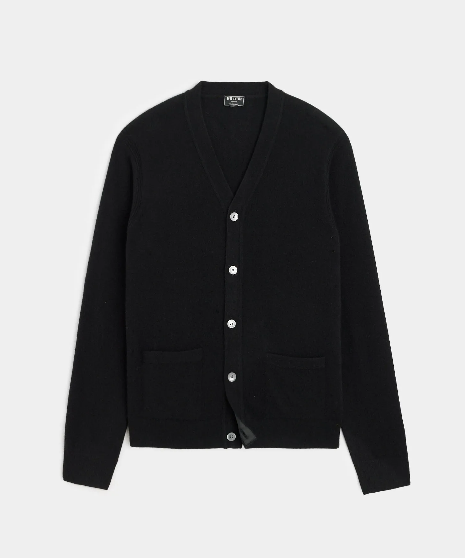 Cashmere Cardigan in Black