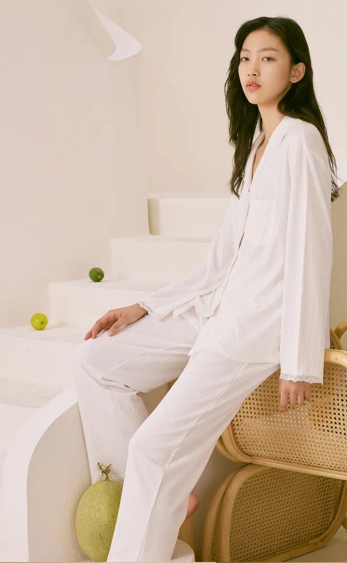 Cozy •  Premium Cotton Long Sleeve Pajamas Set