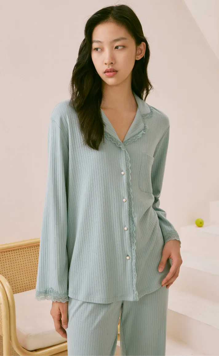 Cozy •  Premium Cotton Long Sleeve Pajamas Set