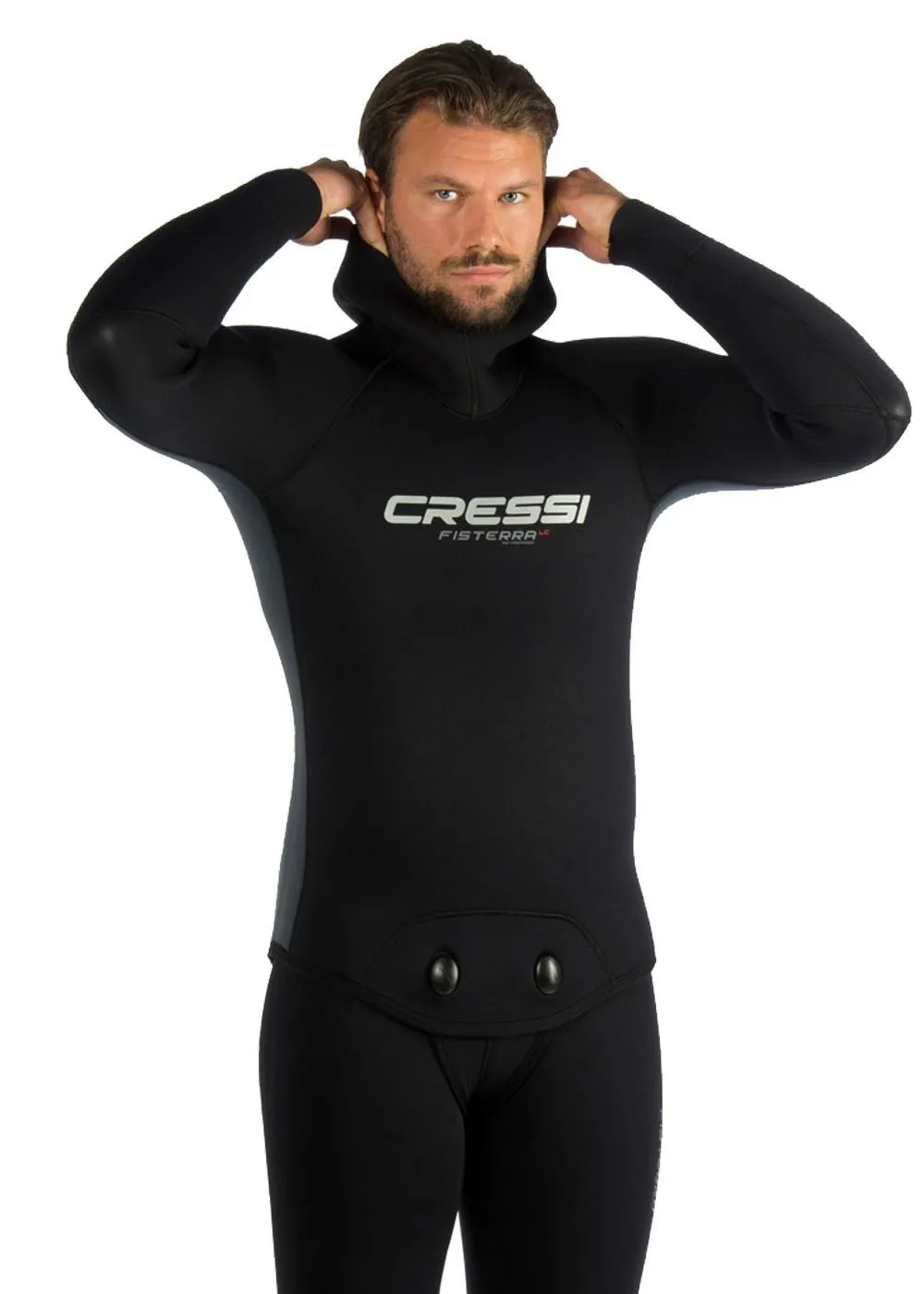 Cressi Mens Fisterra 8mm Lined 2 Piece Wetsuit