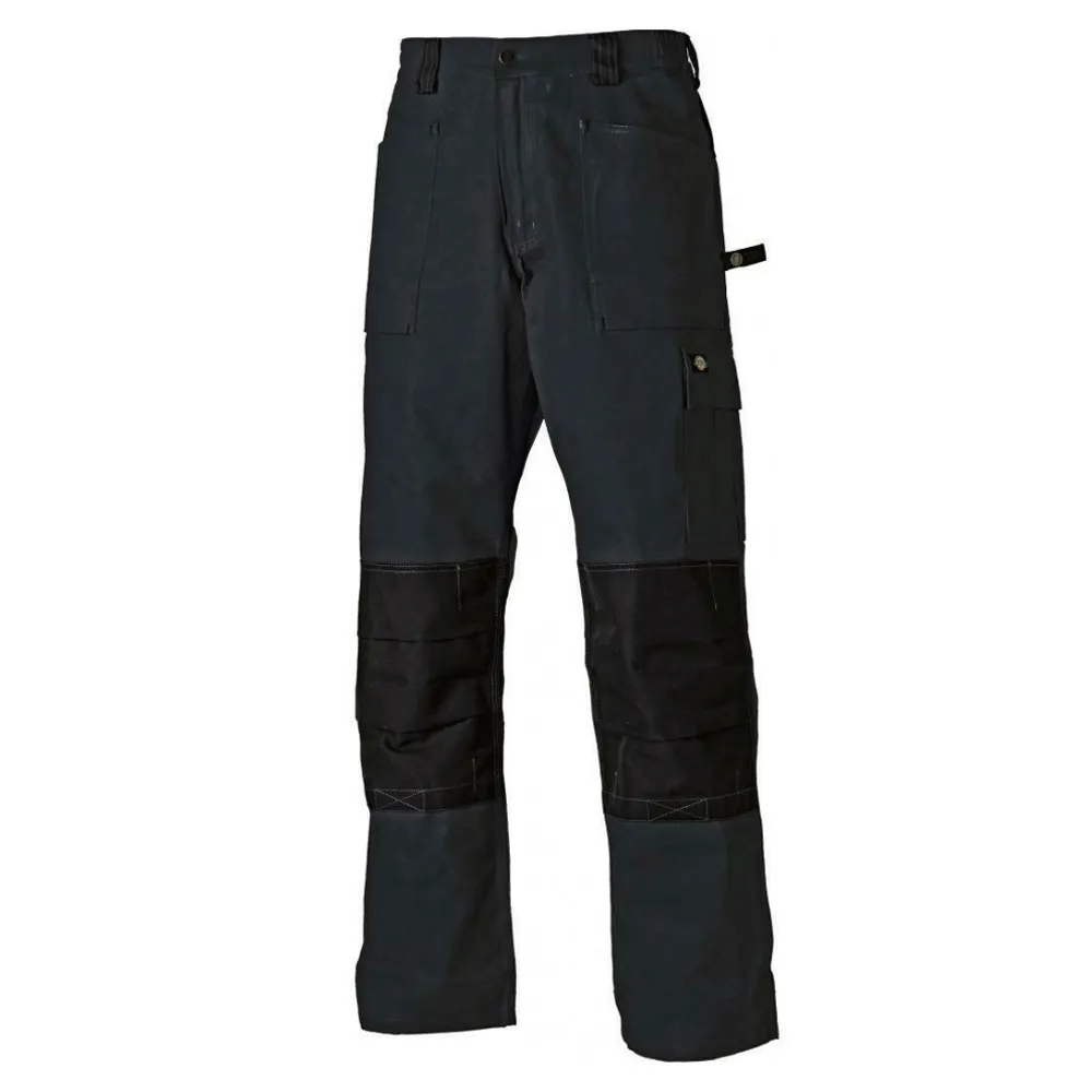 Dickies WD4930 Grafter Duo Tone Cordura Knee Pad Work Trousers Black