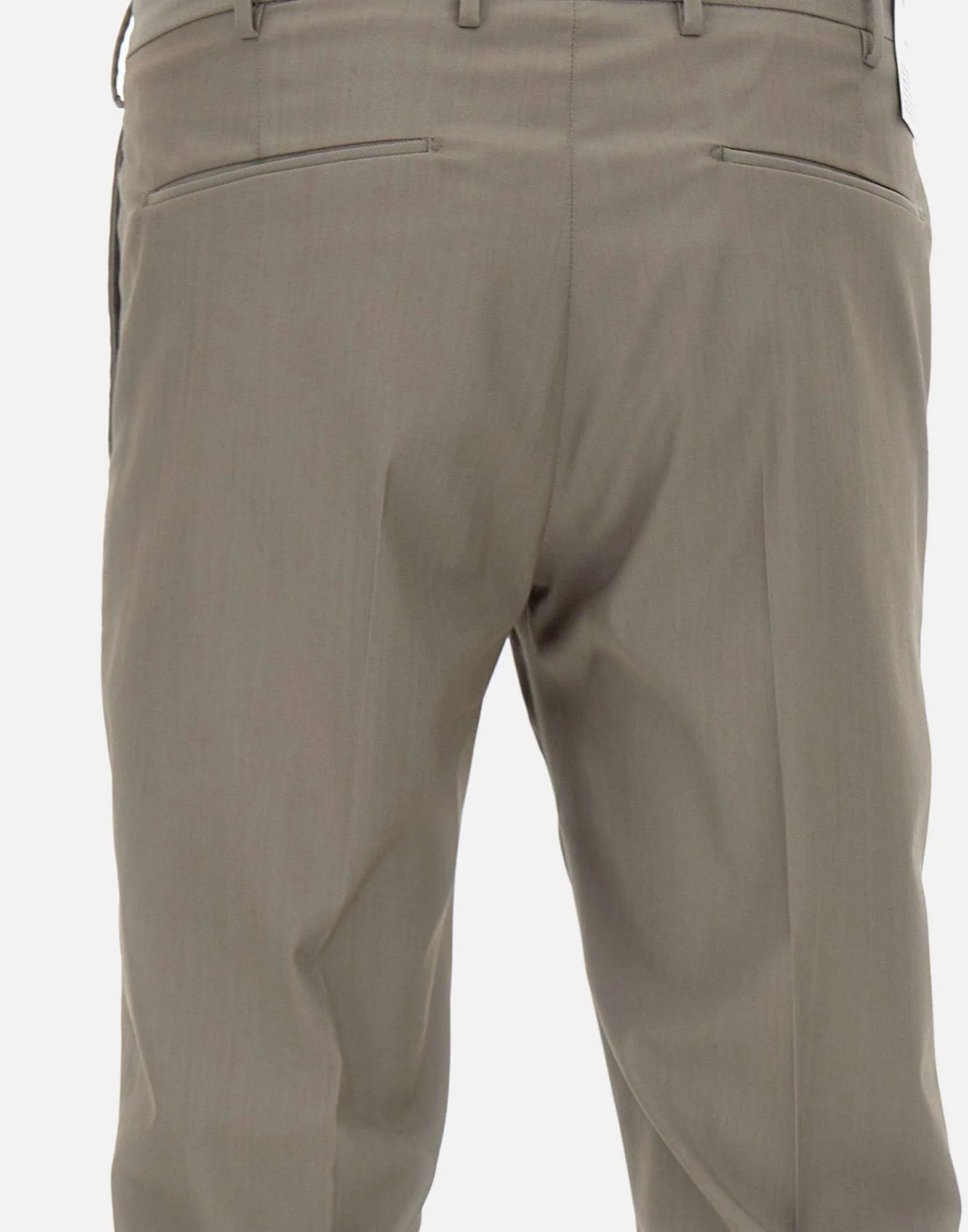 Dieci Slim Fit Grey Trousers