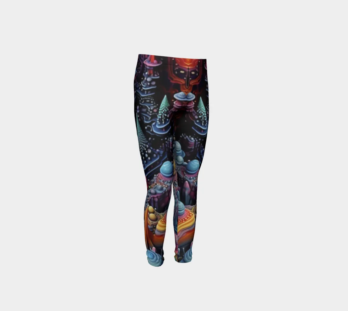 DIMENSIONAL YOUTH LEGGINGS | ACIDMATH AI