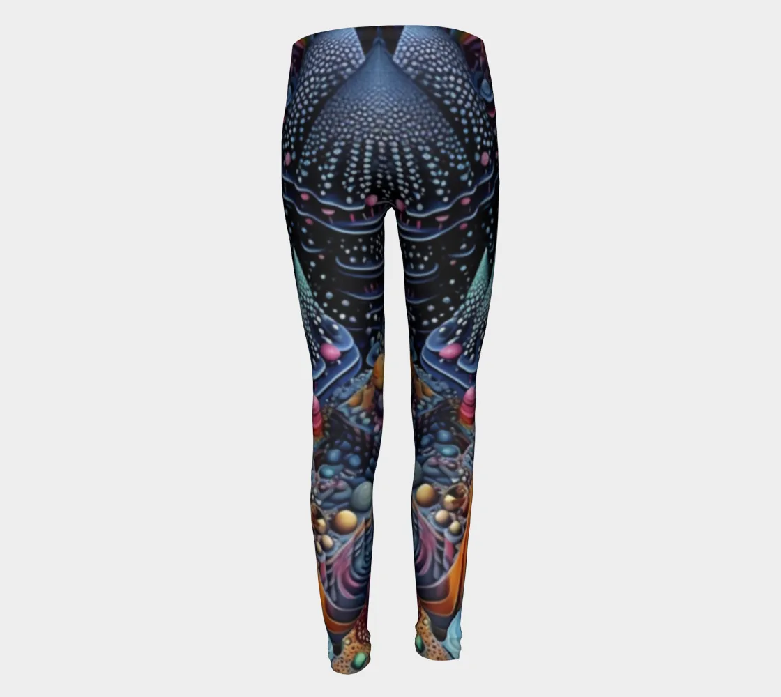 DIMENSIONAL YOUTH LEGGINGS | ACIDMATH AI