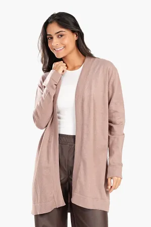 Drop Shoulder Trico Cardigan