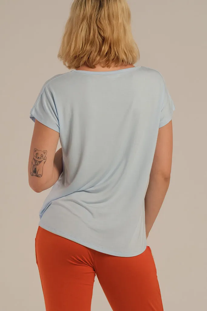 Eadie Top - Powder Blue