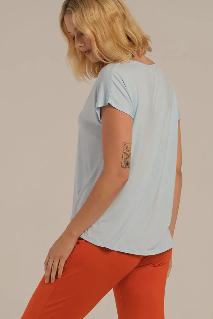 Eadie Top - Powder Blue