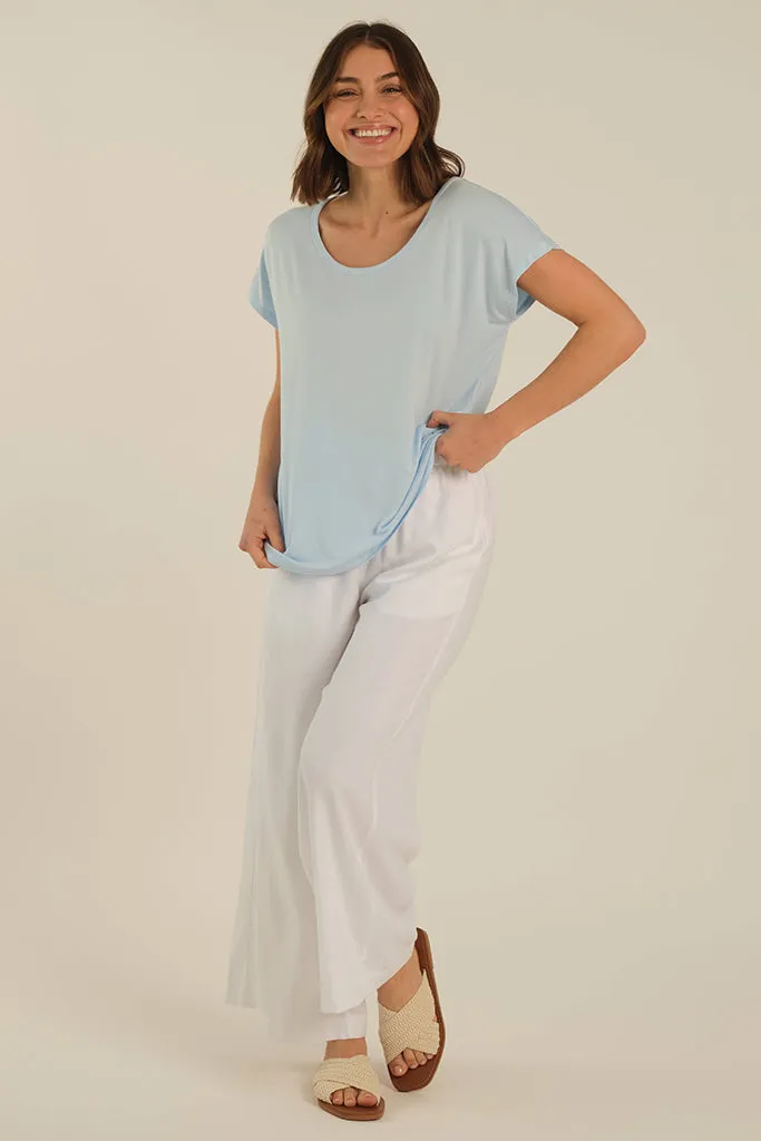 Eadie Top - Powder Blue