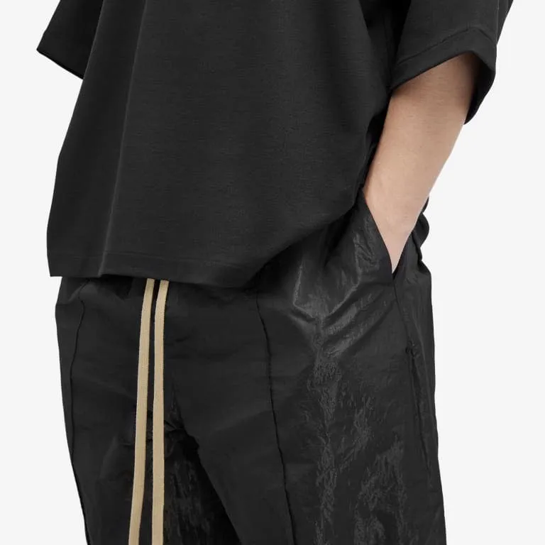 Fear of God 8th Pintuck Wrinkle Track Sweatpants, black