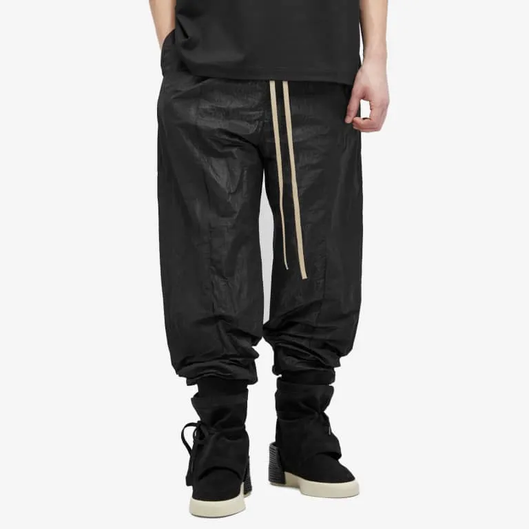 Fear of God 8th Pintuck Wrinkle Track Sweatpants, black