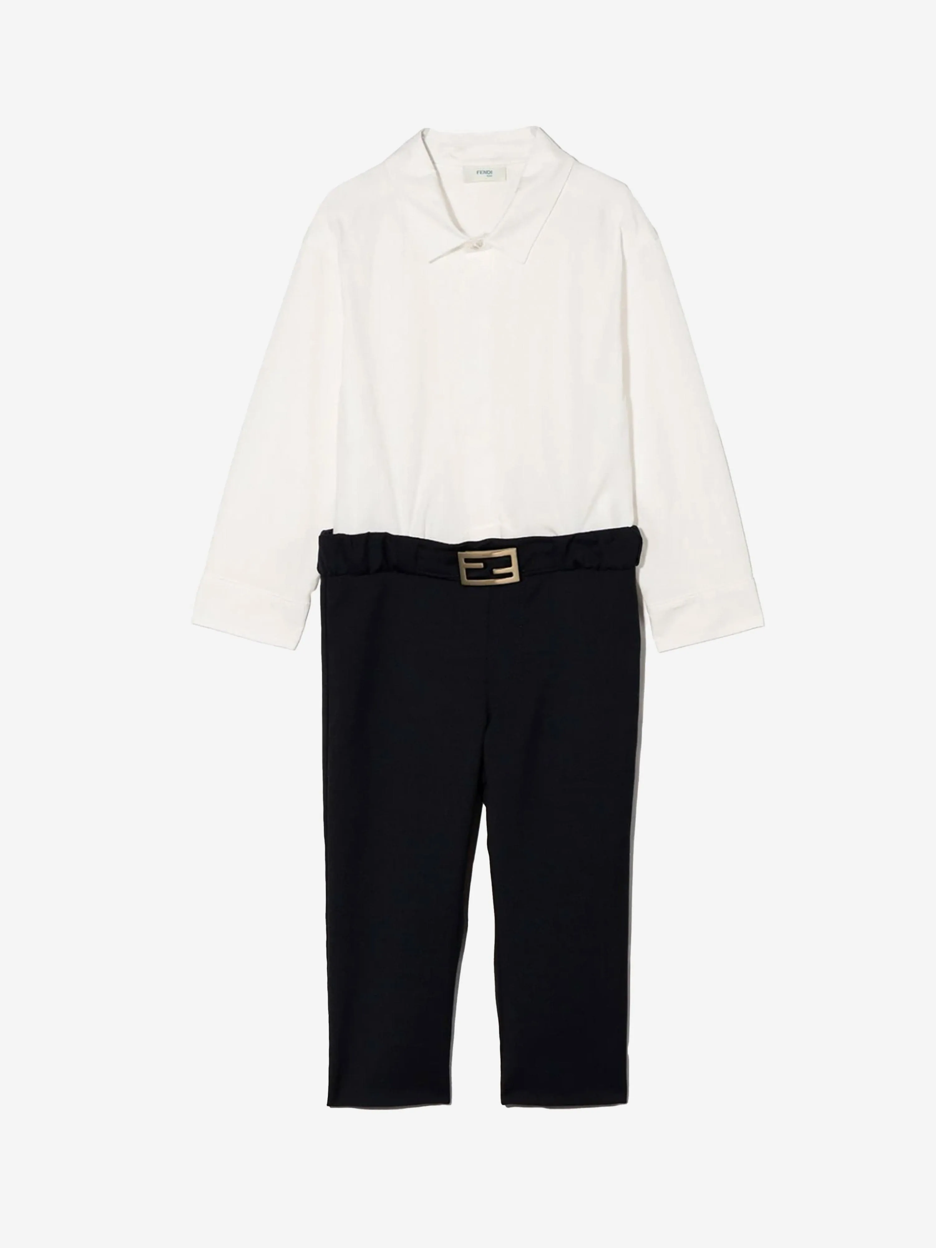 Fendi Baby Boys Shirt And Trousers All In One