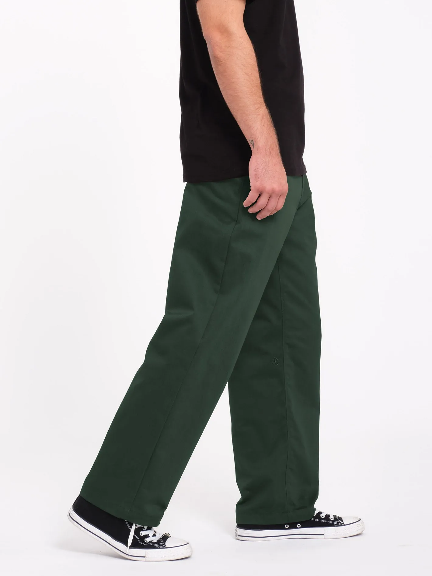 Frickin Skate Chino Trousers - Dark Forest