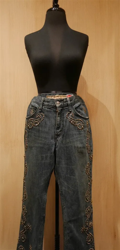 Great China Wall Studded Jean