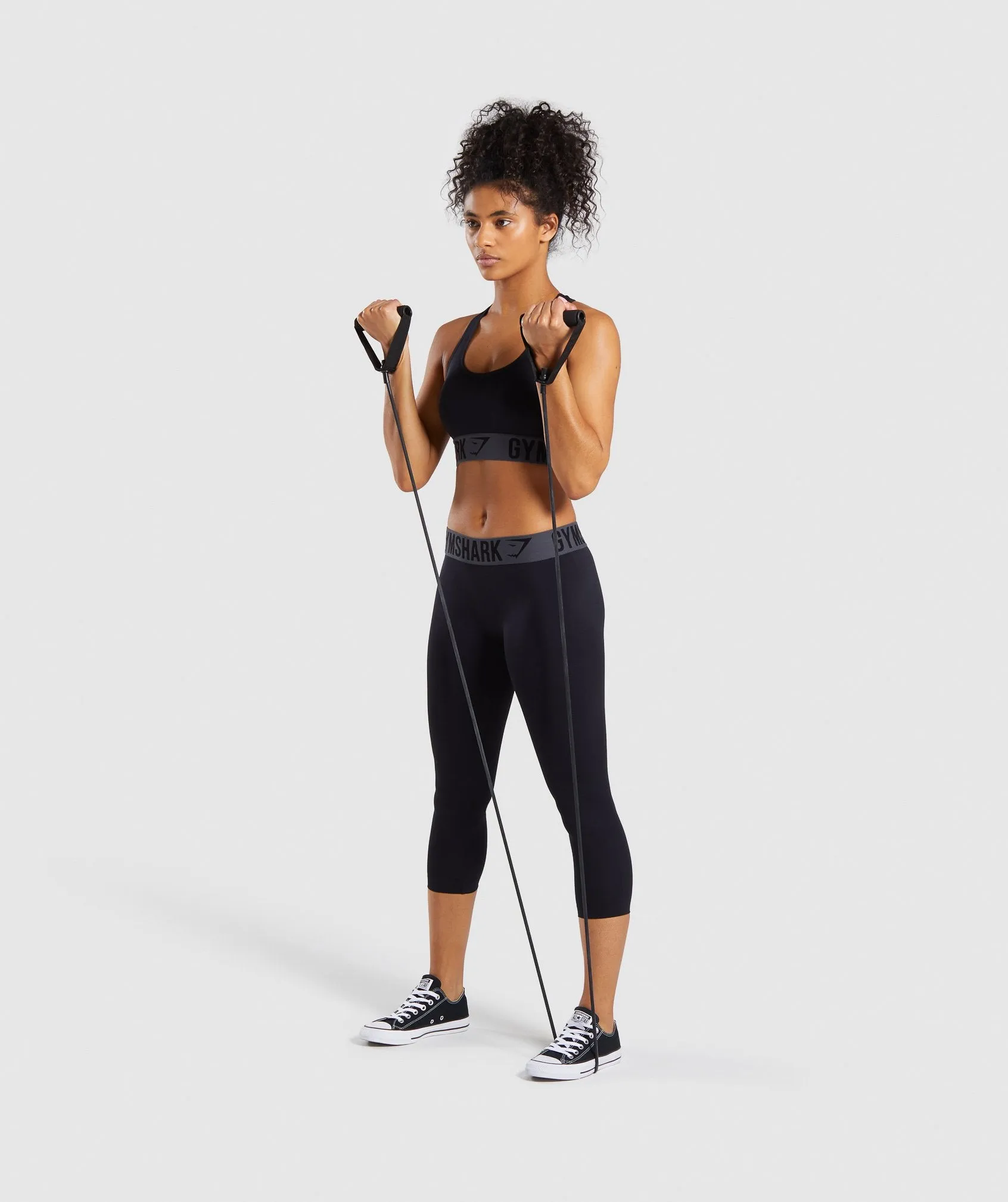 Gymshark Fit Cropped Leggings - Black