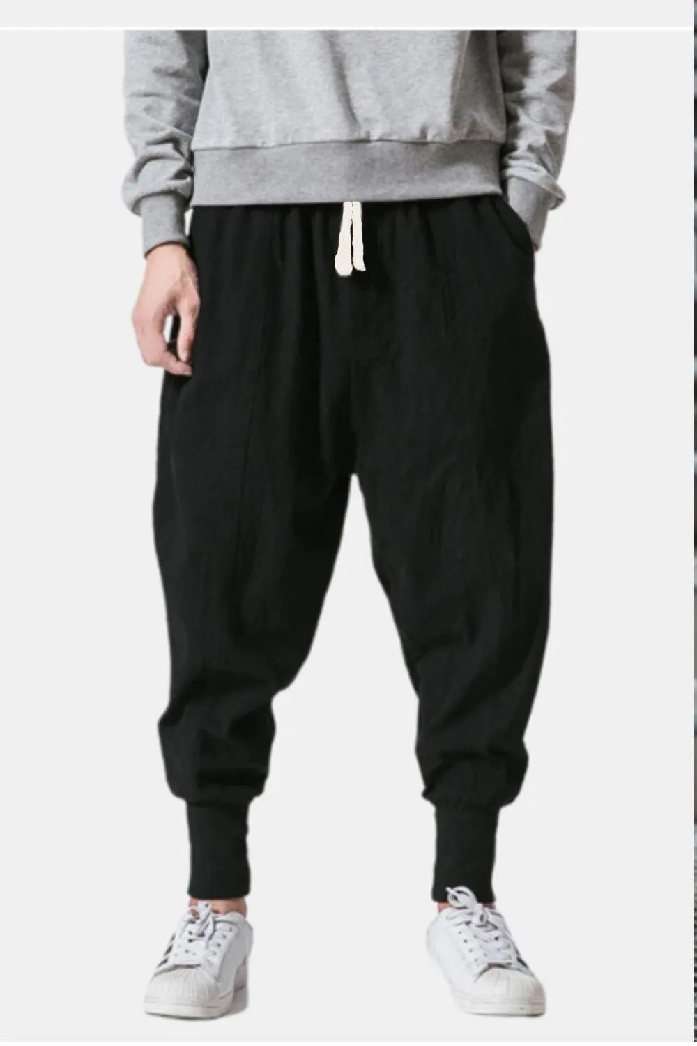 Harem Trousers Black