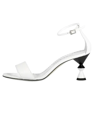 Hour Glass Heel Leda Sandal