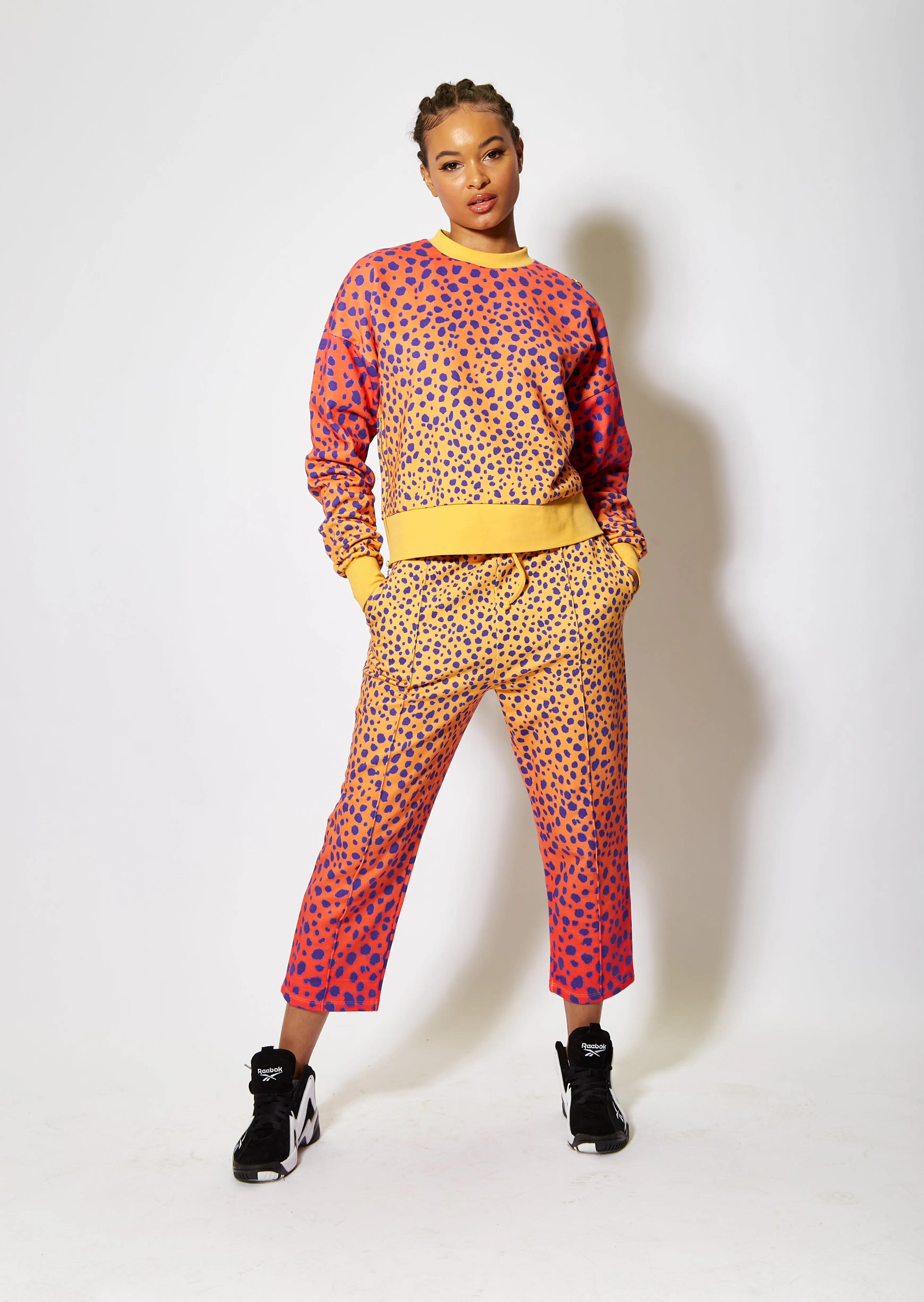 House of Holland Vivid Ceetah Print Joggers