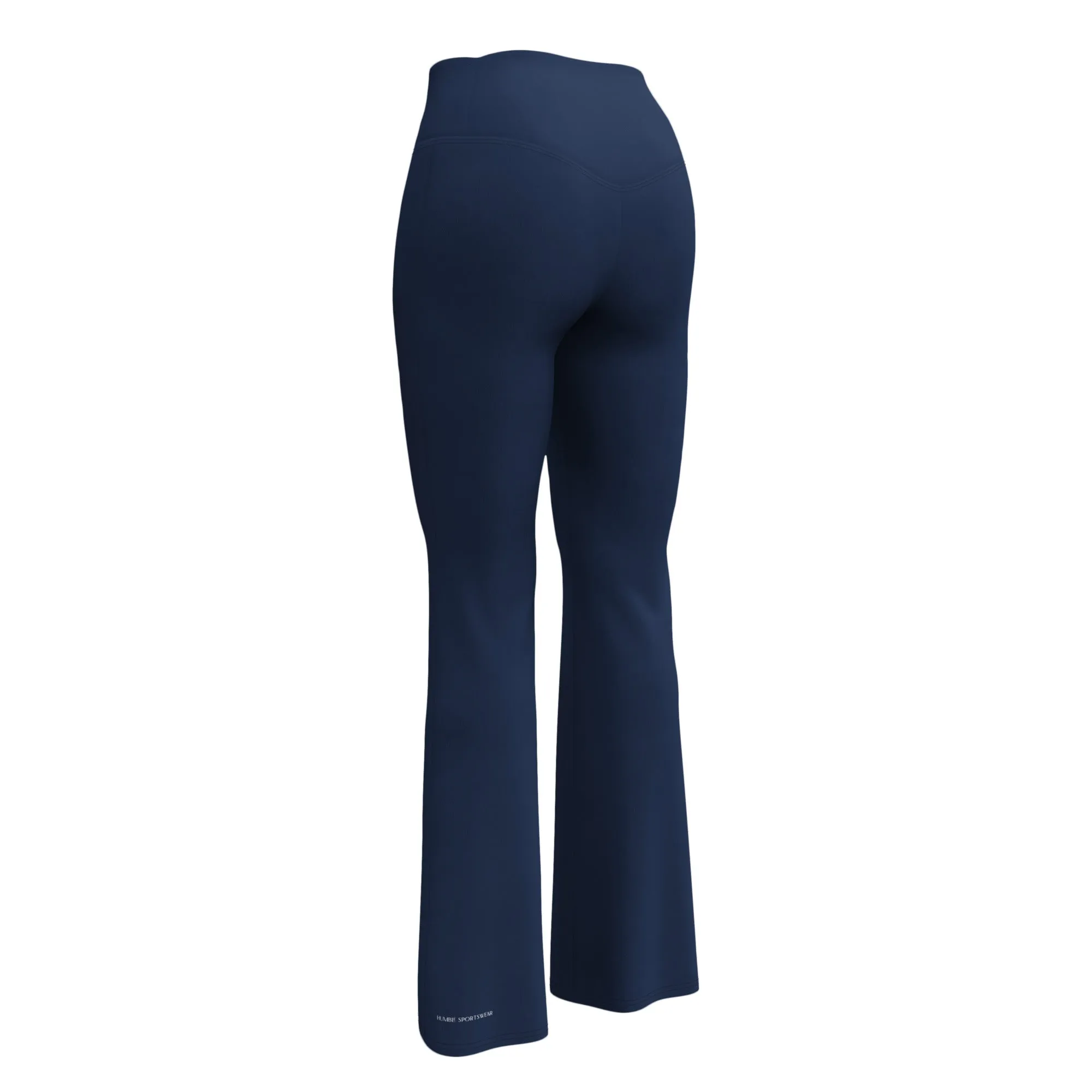 Humble Sportswear™ Women's Navy Blue Flare Leggings