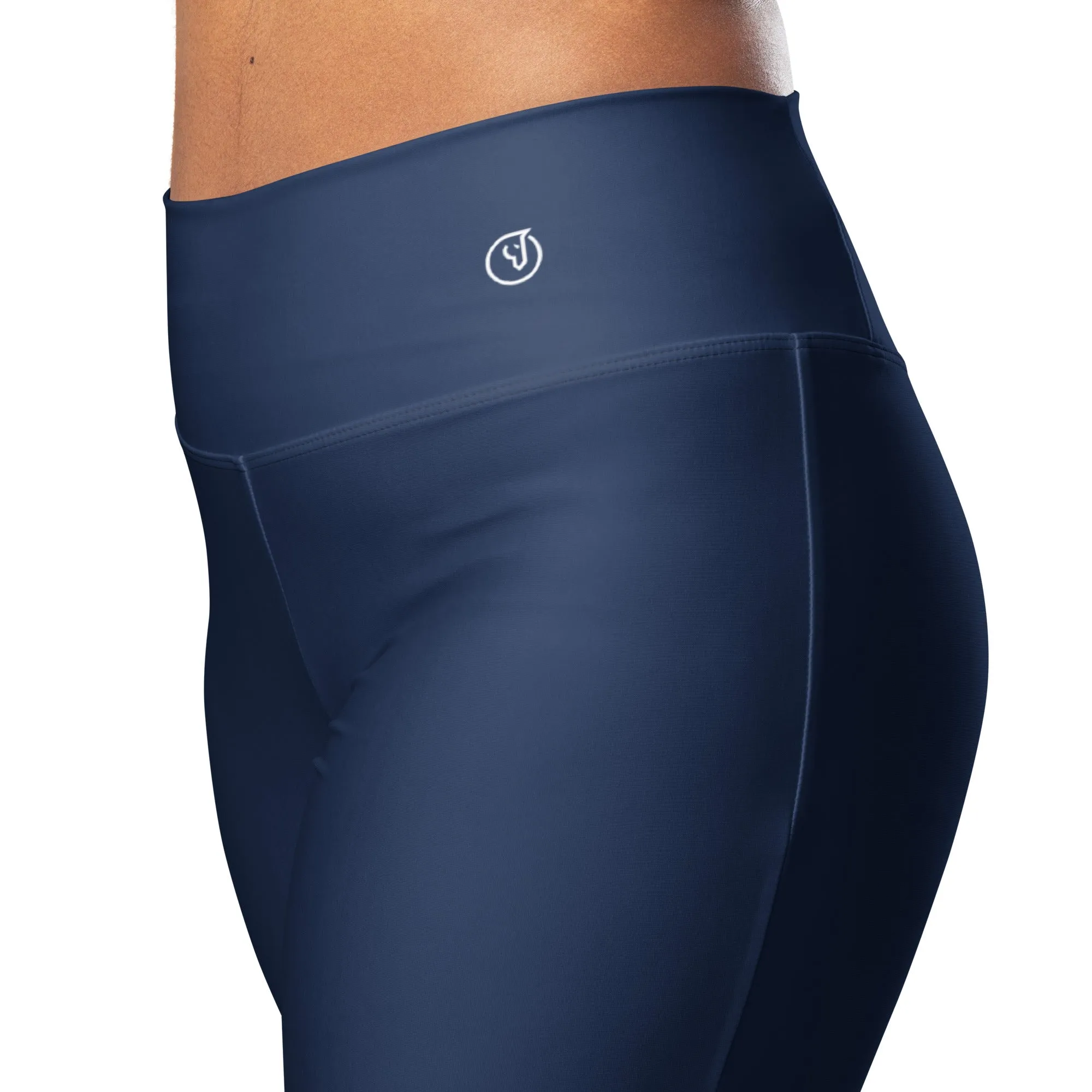 Humble Sportswear™ Women's Navy Blue Flare Leggings