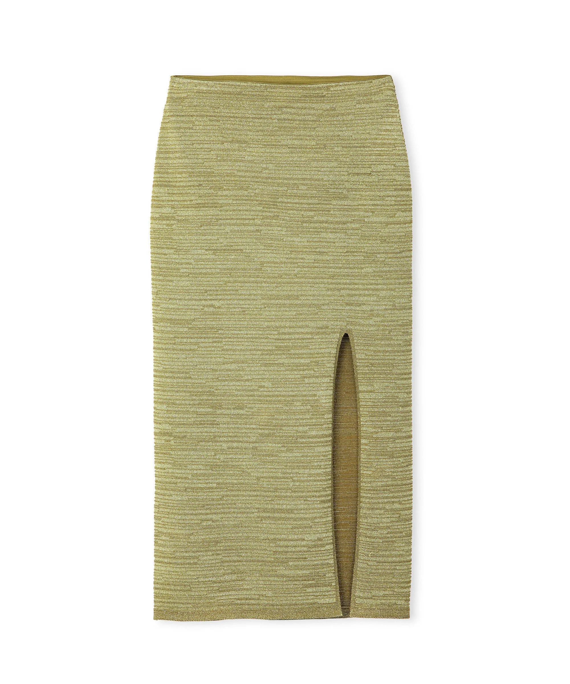 Ipekyol Lurex Pencil Skirt Olive