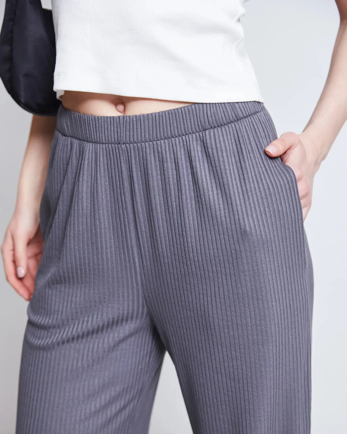 JAN 'N JUNE Smilla trousers dark grey women