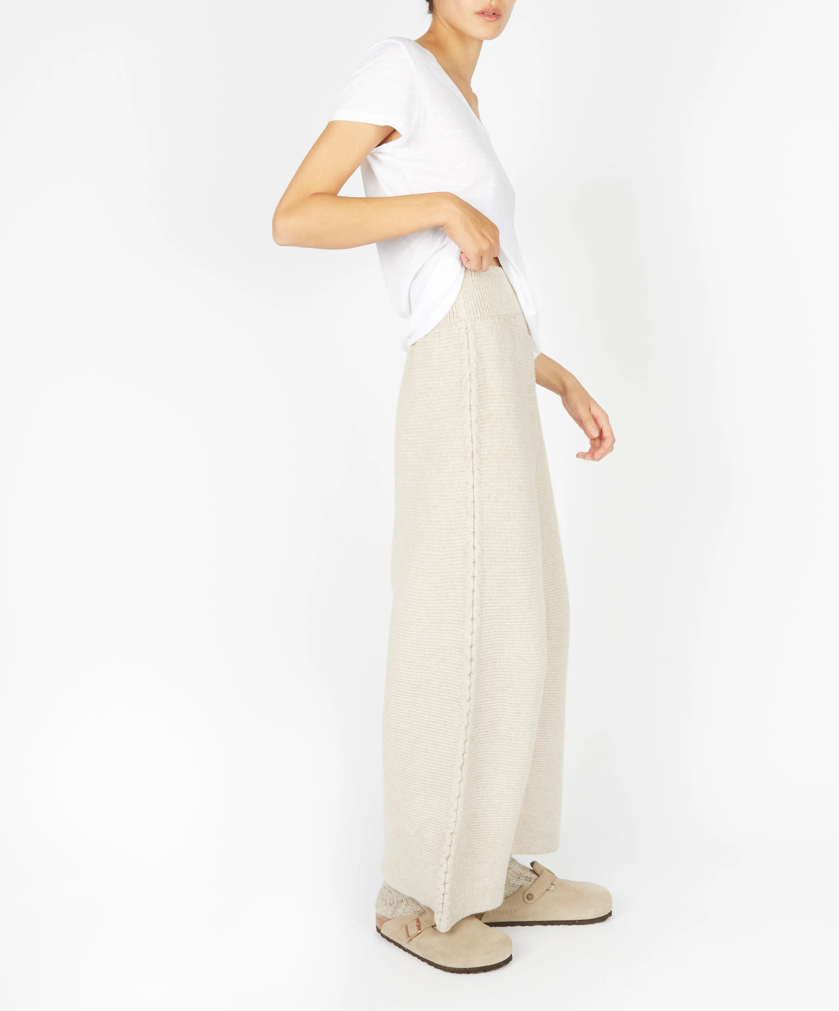 Kestrel Cropped Trousers Bone