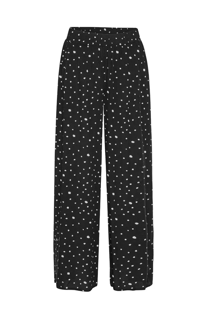 Kris Trousers - Black w/White dots