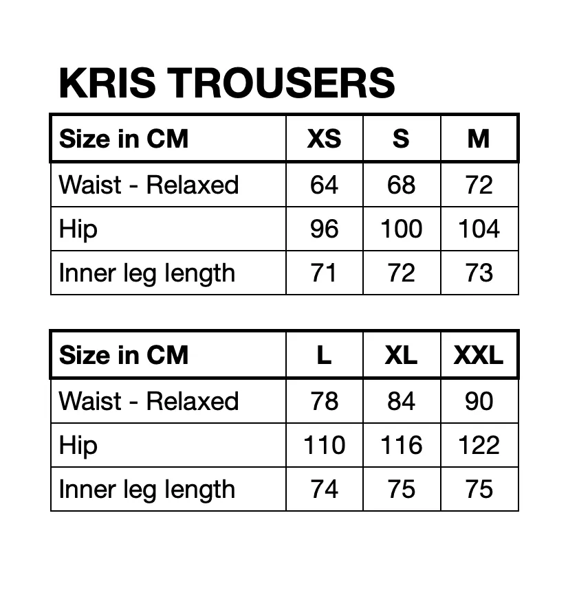 Kris Trousers - Black w/White dots