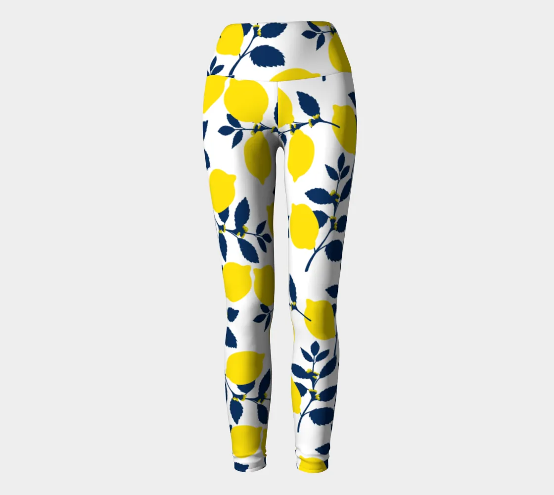 Lemon Drop Yoga Leggings