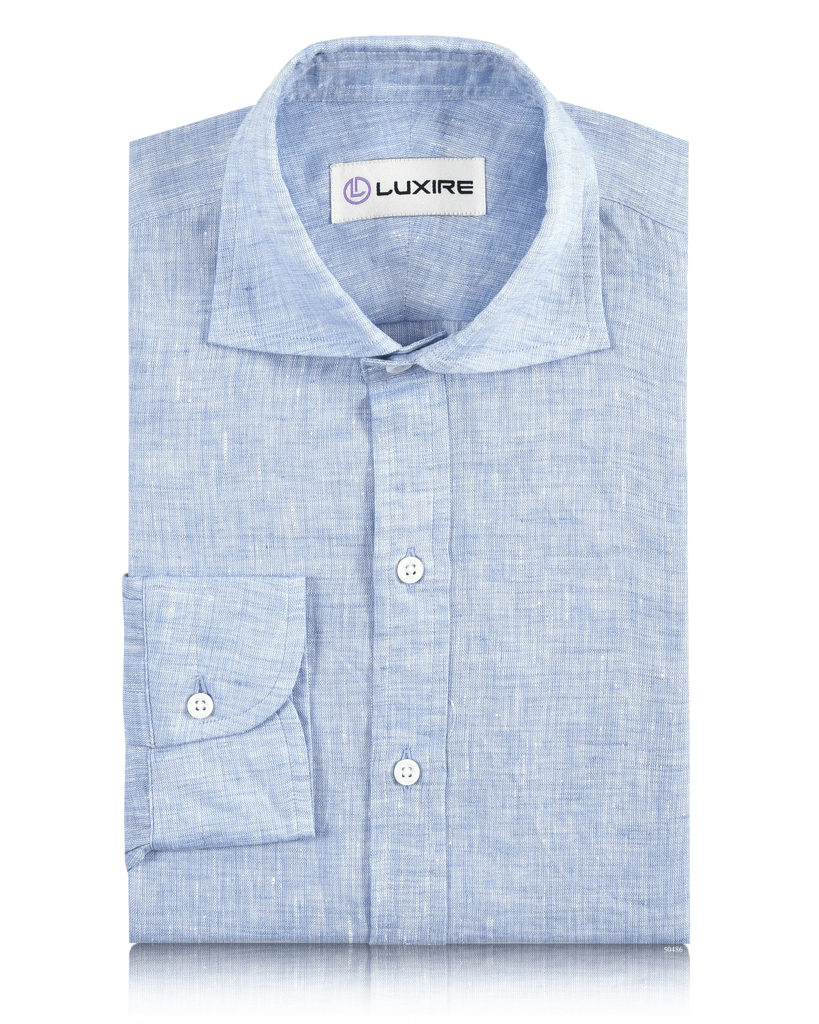 Linen 60's: Light blue