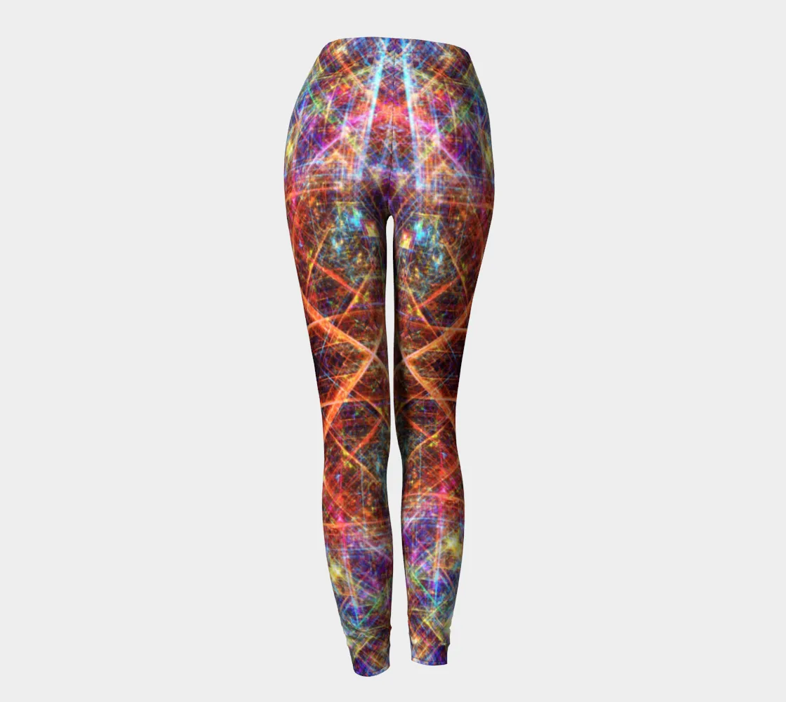 MATRIX RAINBOW MANDALA | LEGGINGS | YANTRART