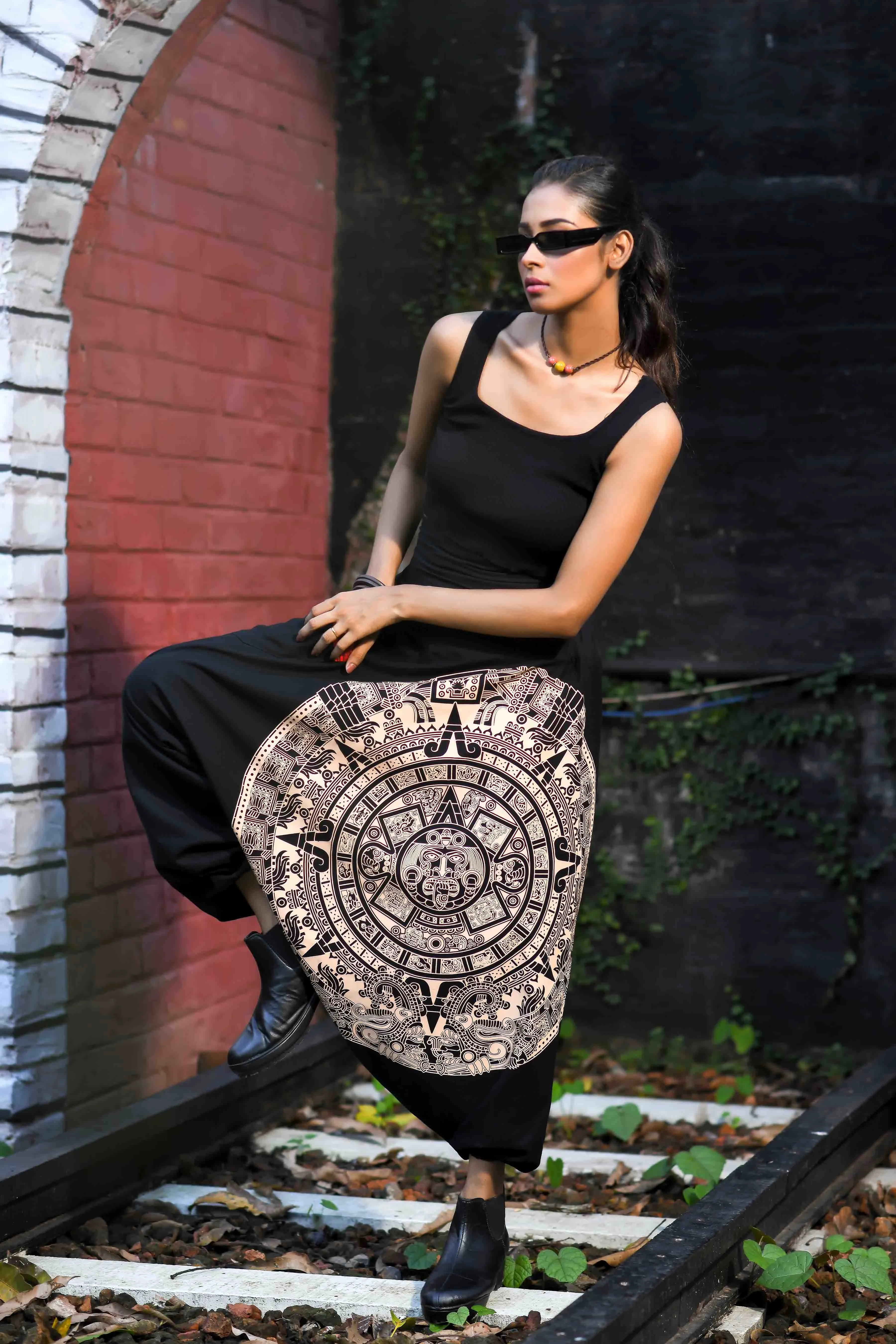 Mayan Calendar Unisex Harem Pant