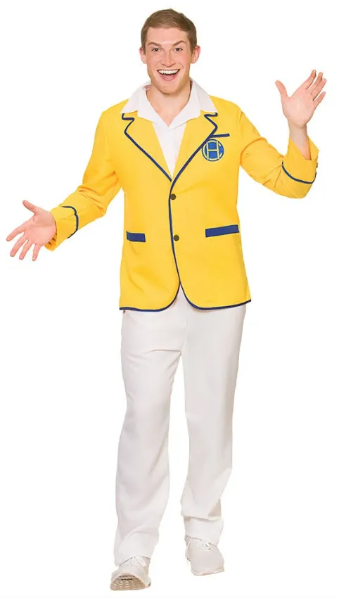 Men's Hi De Hi Holiday Camp Fancy Dress 80s Host Rep Costume