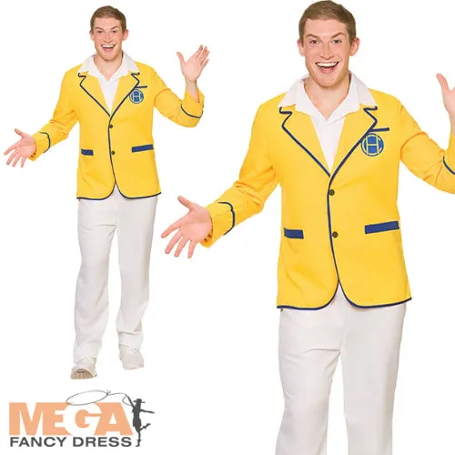 Men's Hi De Hi Holiday Camp Fancy Dress 80s Host Rep Costume