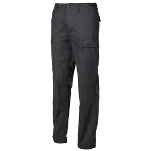 MFH BDU Ripstop Combat Trousers Black