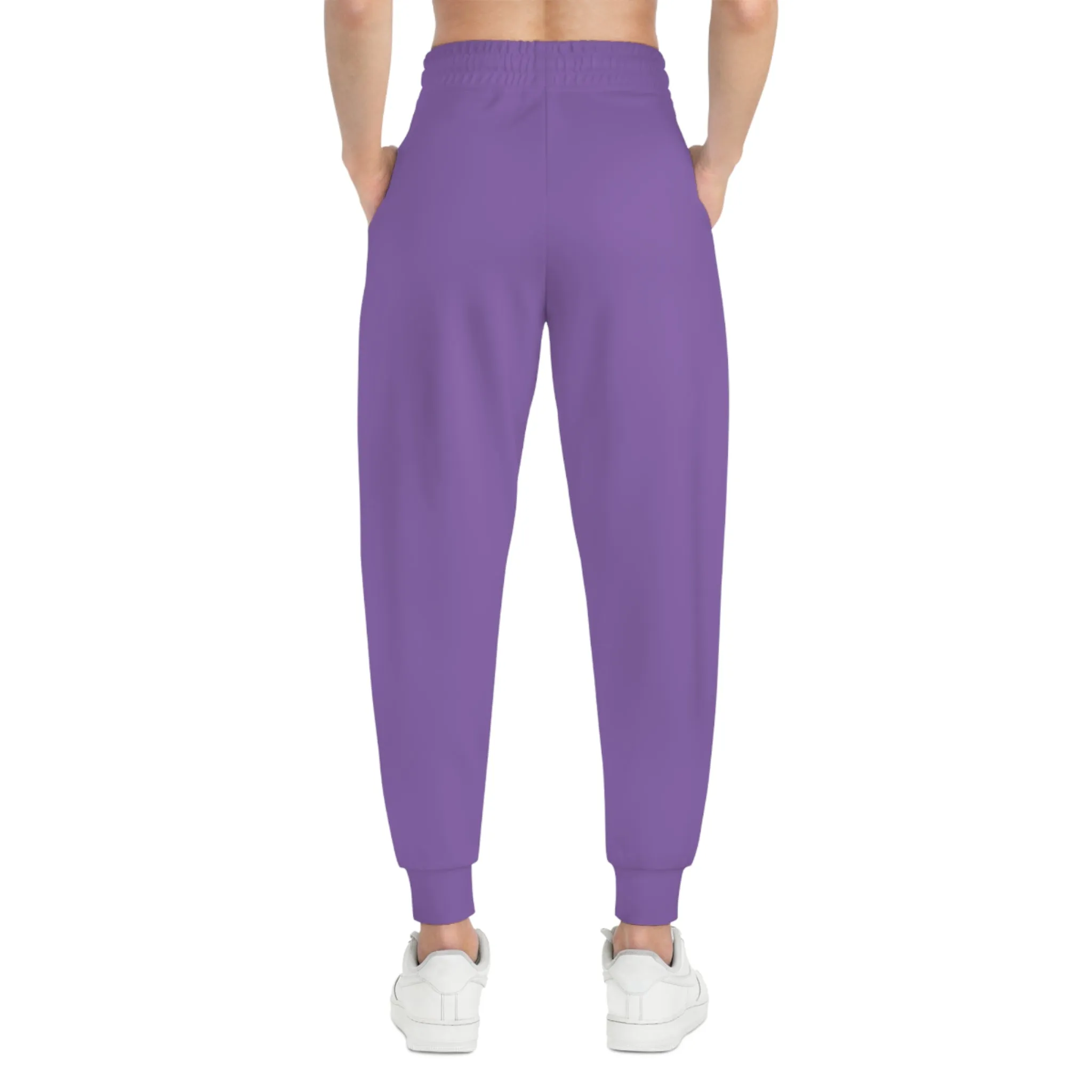 Money on My Mind Athletic Joggers - Unisex Purple Streetwear Sweatpants, Comfortable Lounge Pants, Jogging Bottoms, Workout Trousers,