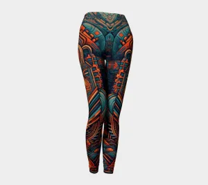 ORGANCE CHAKRA LEGGINGS | ACIDMATH AI